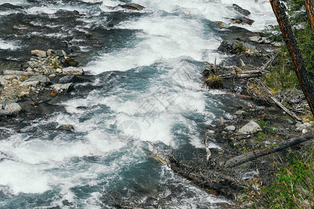 河水和快速流水背景图片