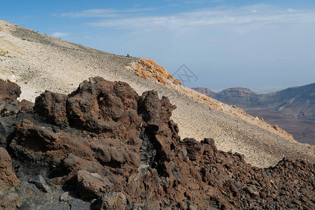 泰德火山全景图片