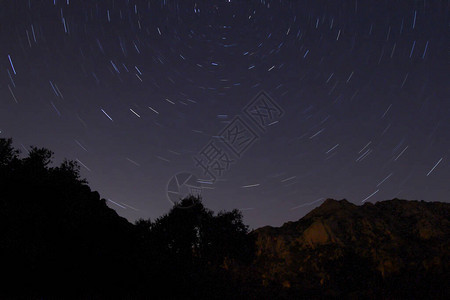 银河系恒星的景象图片