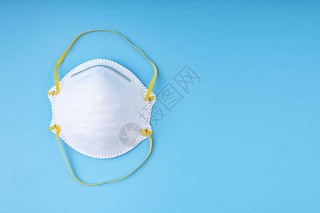 呼吸面罩隔离保护概念面罩保护免受污染流感和冠状病图片