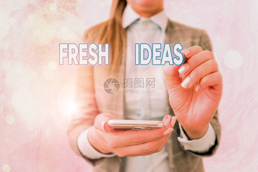 显示新想法的文本符号商业照片文本关于可能的行动方案高清图片下载-正版图片506448044-摄图网