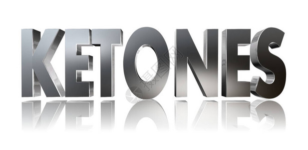 3D创建Ketones单词Ketone机体概念字母设计图片