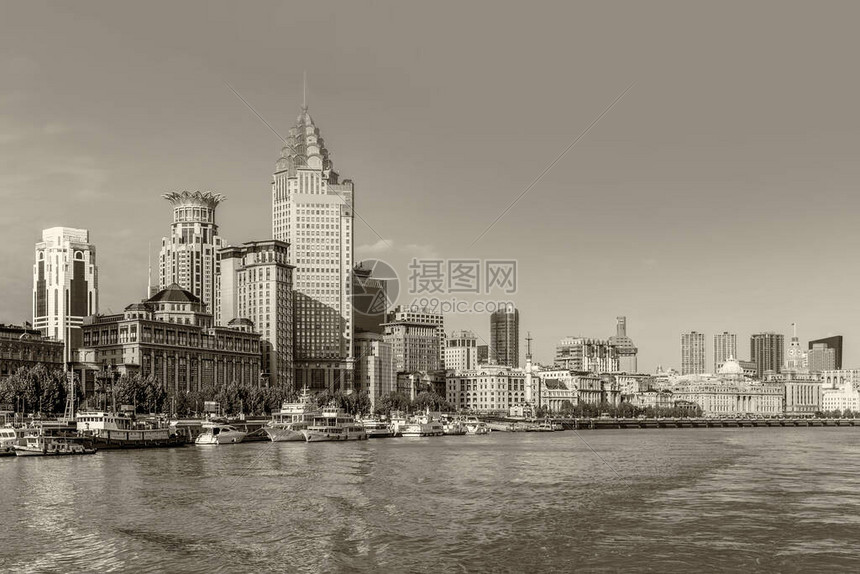 上海外滩复古照高清图片下载-正版图片506468870-摄图网