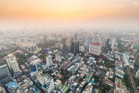 泰国首都曼谷市中心城市建筑日图片