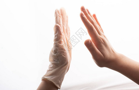 保护无菌乳胶手套图片