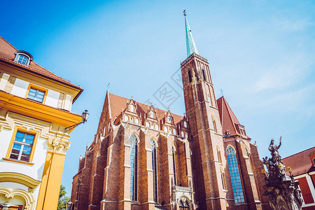 Wroclaw美丽的教堂吸引人图片