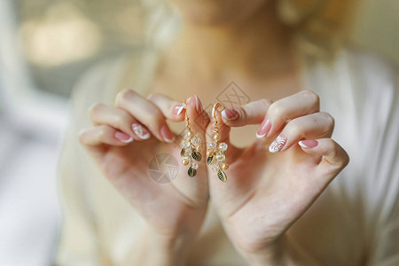 新娘的结婚装饰手图片