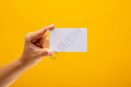 手持带圆角的空白卡样机普通电话卡模拟板握臂塑料信用卡名片展示正面检查偏移卡设图片