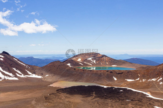 汤加里罗公园蓝湖三火山谷图片