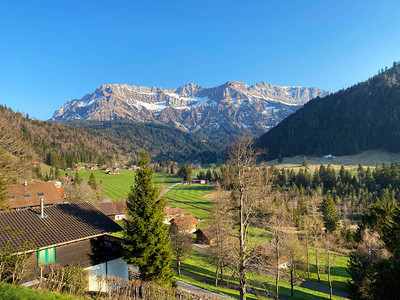 瑞士卢塞恩州艾根塔尔河谷的阿尔卑斯村KantonLuzern图片