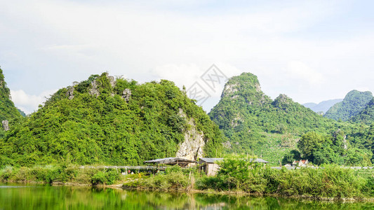 清远英德青山水的美丽风景图片素材