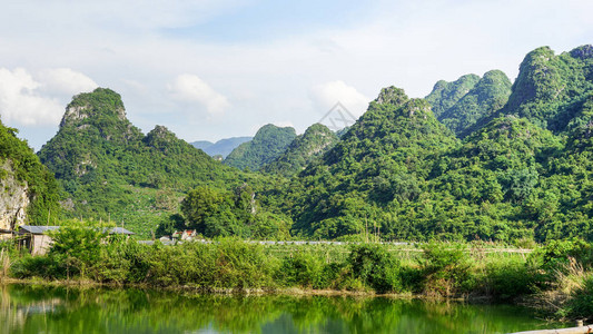 清远英德青山水的美丽风景图片