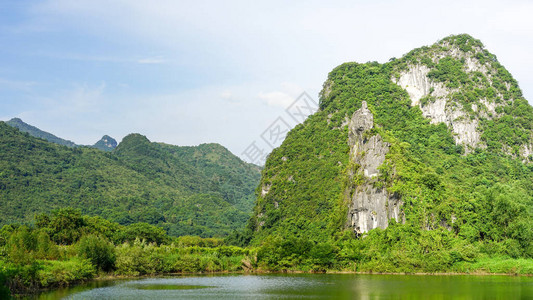 清远英德青山水的美丽风景图片素材