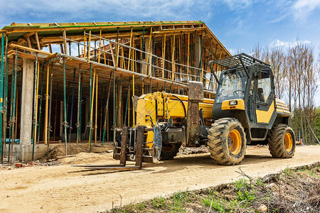 建造一户住房建设外部结构建图片