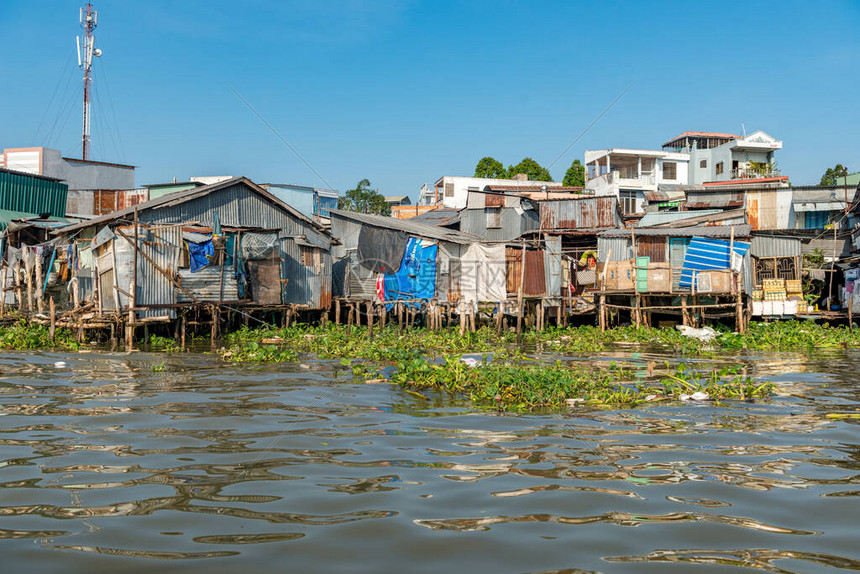 越南湄公河三角洲CanTho市附近的湄公高清图片下载正版图片506540386摄图网