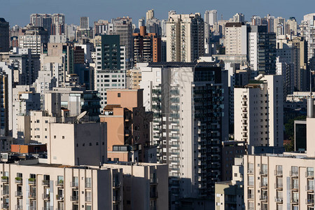 圣保罗巴西南美的全景观望图片