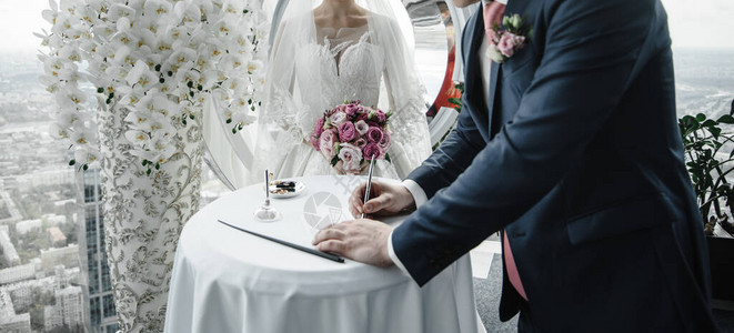 结婚登记仪式背景