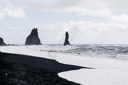 冰岛黑色海滩维克BlackBeachVik图片