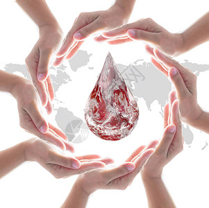 世界献血日和全国献血月捐赠慈善理念美航空天局提供的这图片