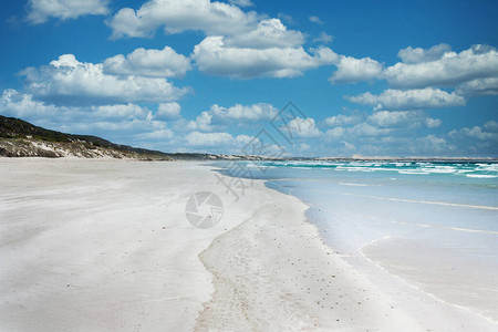 南澳大利亚一个与世隔绝的海滩图片