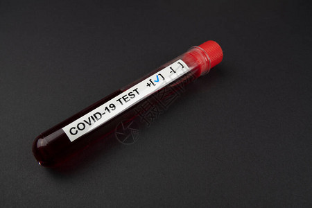 Corona血测试概念图片