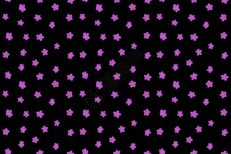 可爱的无缝模式在小花粉红色棕色和紫色的小花杂乱的花卉风格优雅的图片