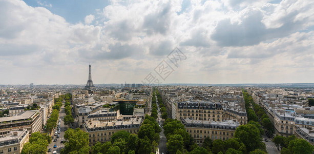 Eiffel铁塔和天线全图片