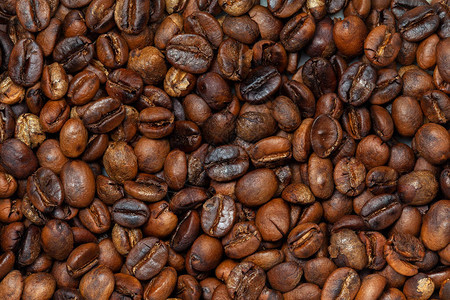 烤有机咖啡豆阿拉比卡咖啡图片