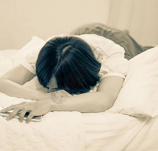 休息累了睡觉背景