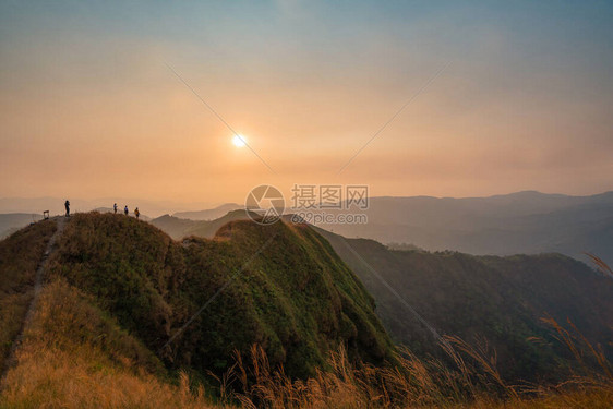 泰国高昌普克山区美丽的风景图图片