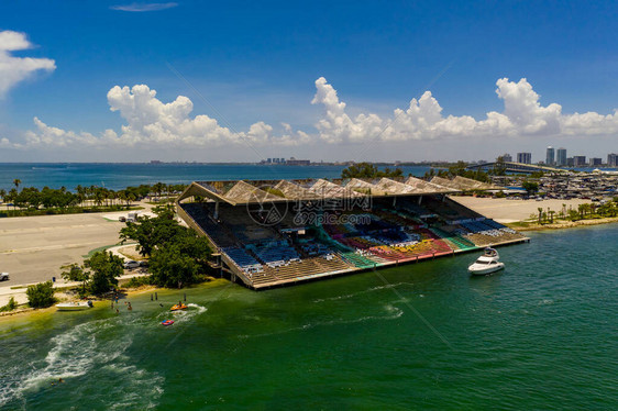 航拍照片迈阿密海洋体育场图片