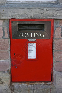 在联合王国发现的传统邮箱图片