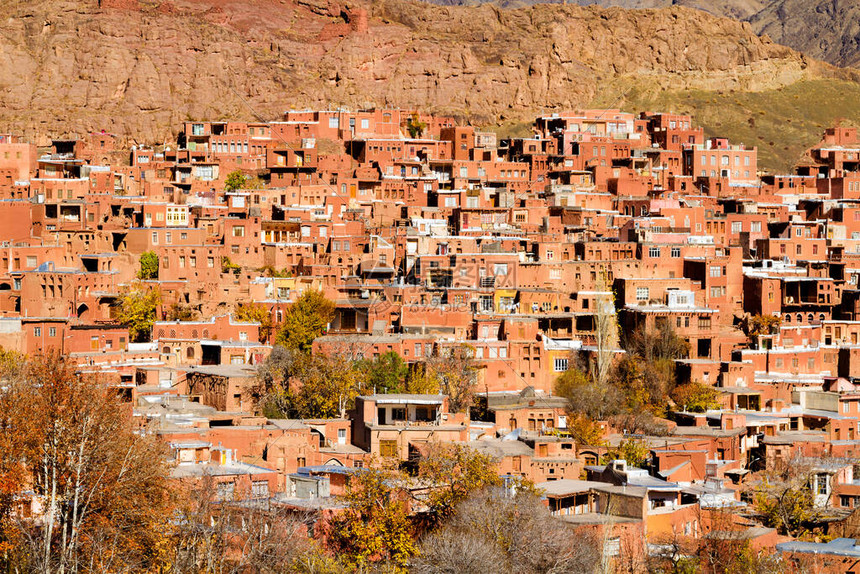 伊朗中部的Abyaneh山村高清图片下载正版图片506652705摄图网