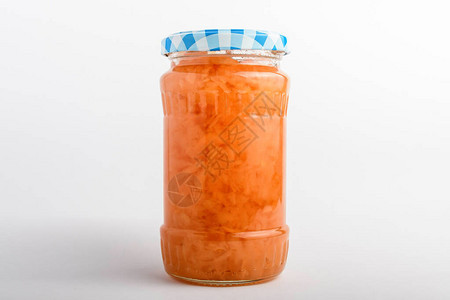 一罐有新鲜有机甜橙红色果子图片