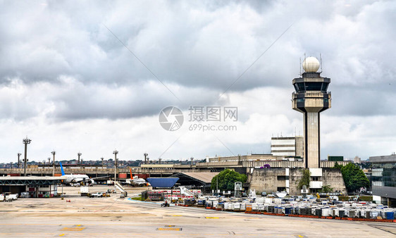 在巴西圣保罗Guarulhos机场的空中图片