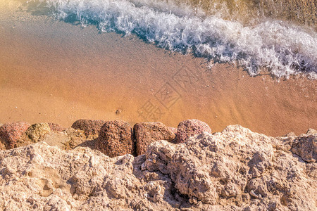 海边的巨石埃及的海岸图片