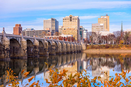 哈里斯堡宾夕法尼亚州美国苏斯克汉纳河图片