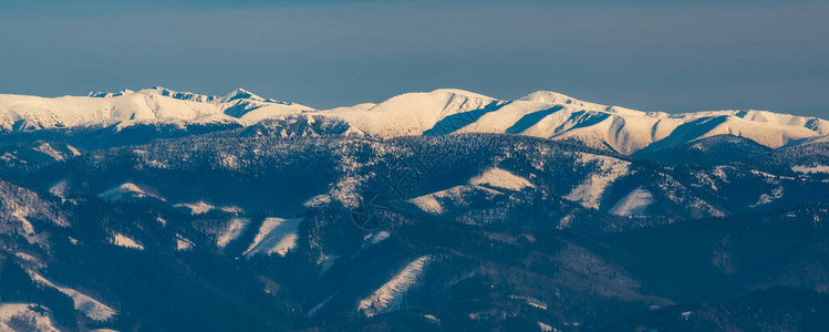 斯洛伐克MalaFatra山脉Martinske洞的NizkeTatry山脉最高部分图片