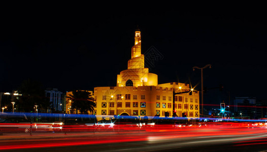 Qatar首都城市地标的背景图象图片