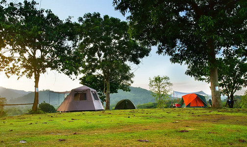 自然景观露营帐篷图片