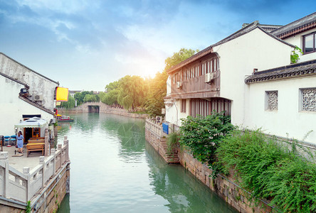 平江路是历史上最完整的地区背景图片