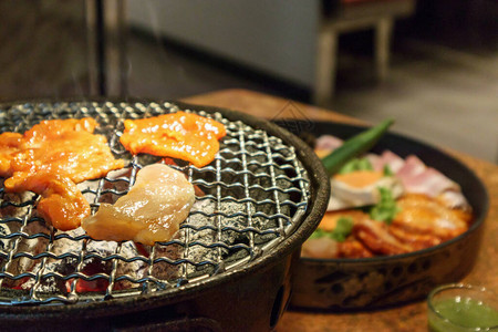 韩国烤肉肉图片素材