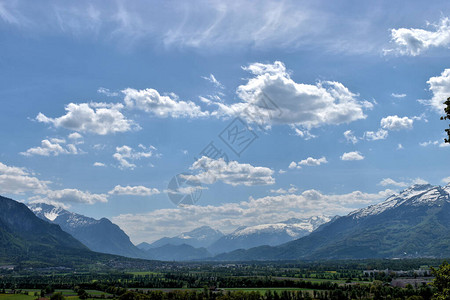 WunderschneAussichtberdasRheintalinderSchweizundLiechtenstein24图片