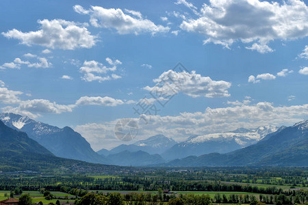 WunderschneAussichtberdasRheintalinderSchweizundLiechtenstein24图片