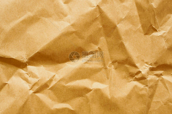 Browncrumpled纸张回收的Kraft图片