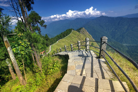 塔雷比尔点TareyBhirPoint最喜爱的旅游景点Bhir一词在尼泊尔当地语言中指悬崖图片