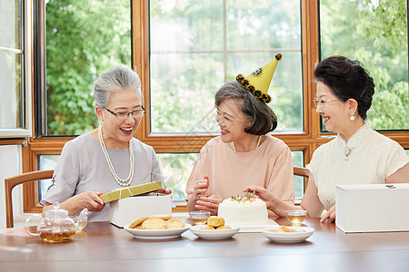 老年人生日聚会赠送礼物图片