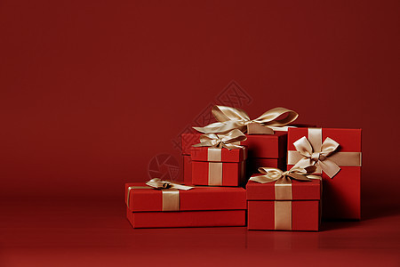 新年七夕礼物盒背景图片