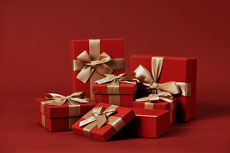 圣诞礼物盒新年七夕精美礼物盒背景