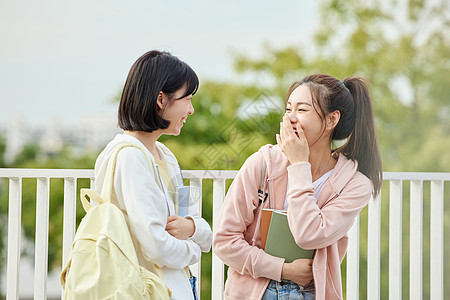 上学路上女孩在上学路上的女学生背景